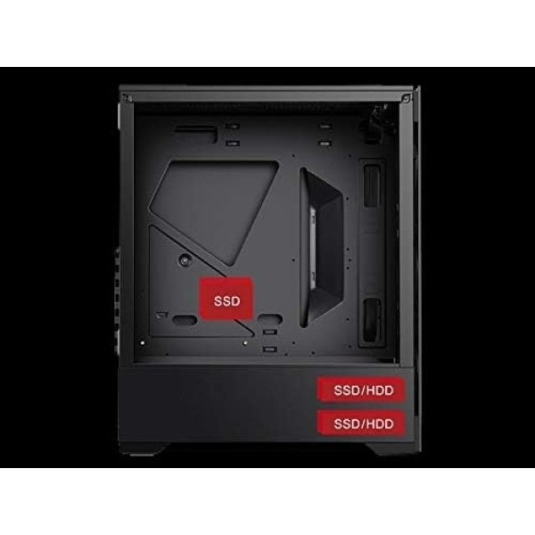 Bgears b-Voguish Gaming PC Case con paneles de vidrio templado, USB3.0, compatible con E-ATX, ATX, mATX, ITX. (Los ventiladores - Image 7