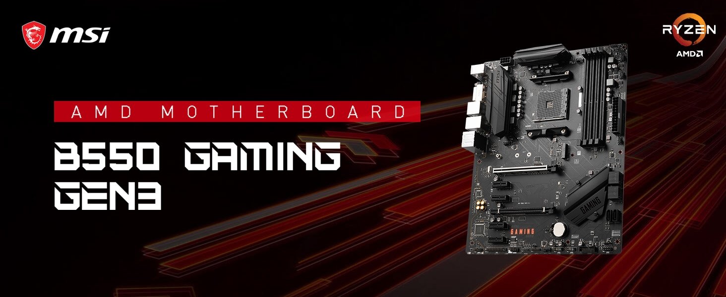 MSI B550 GAMING GEN 3 MOTHERBOARD