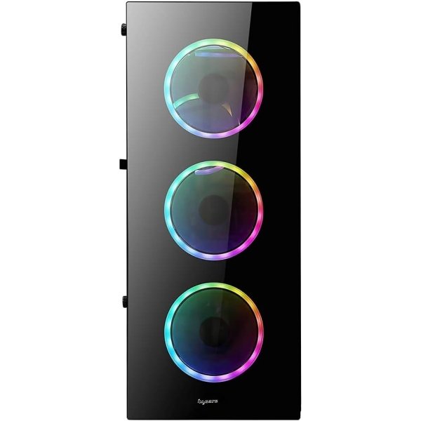 Bgears b-Voguish Gaming PC Case con paneles de vidrio templado, USB3.0, compatible con E-ATX, ATX, mATX, ITX. (Los ventiladores - Image 21