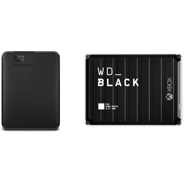 WD Disco duro portátil de 5 TB Elements, disco duro externo, USB 3.0 para PC y Mac, listo para conectar y usar -