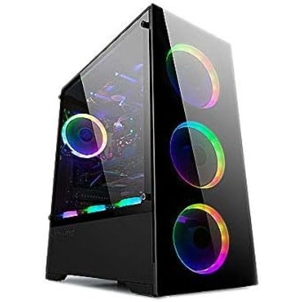 Bgears b-Voguish Gaming PC Case con paneles de vidrio templado, USB3.0, compatible con E-ATX, ATX, mATX, ITX. (Los ventiladores - Image 20