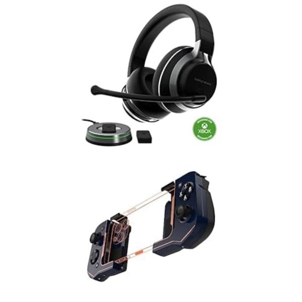 Turtle Beach Stealth Pro Multiplatform Wireless Noise-Cancelling Gaming Headset for Xbox Series X|S, Xbox One, PS5, PS4, PC,