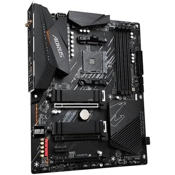 GIGABYTE B550 AORUS ELITE AX V2|Tarjeta madre: AMD Ryzen 5000/B550/ATX/VRM digital con fases 12+2/PCIe4.0/DDR4/USB3.2 - Image 3