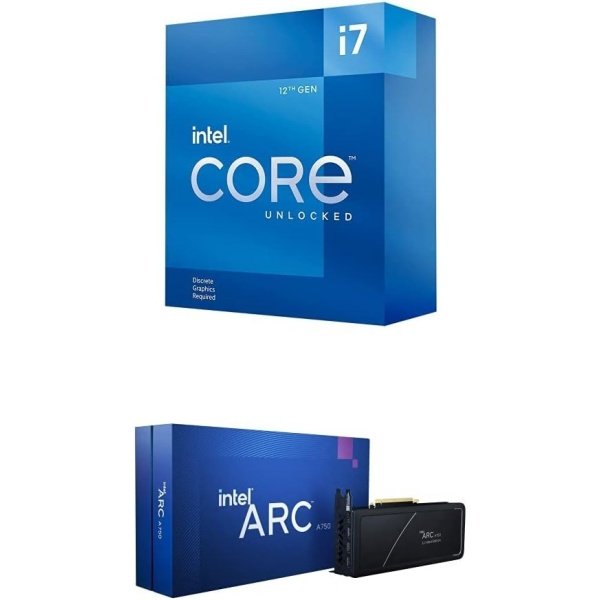 Intel Core i7-12700KF Procesador de escritorio para juegos 12 (8P+4E) núcleos hasta 5.0 GHz desbloqueado LGA1700 Serie 600