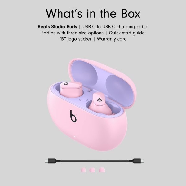 New Beats Studio Buds. Auriculares inalámbricos con cancelación de ruido. Compatible con Apple y Android, micrófono - Image 44