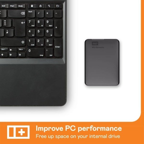 WD Disco duro portátil de 5 TB Elements, disco duro externo, USB 3.0 para PC y Mac, listo para conectar y usar - - Image 13