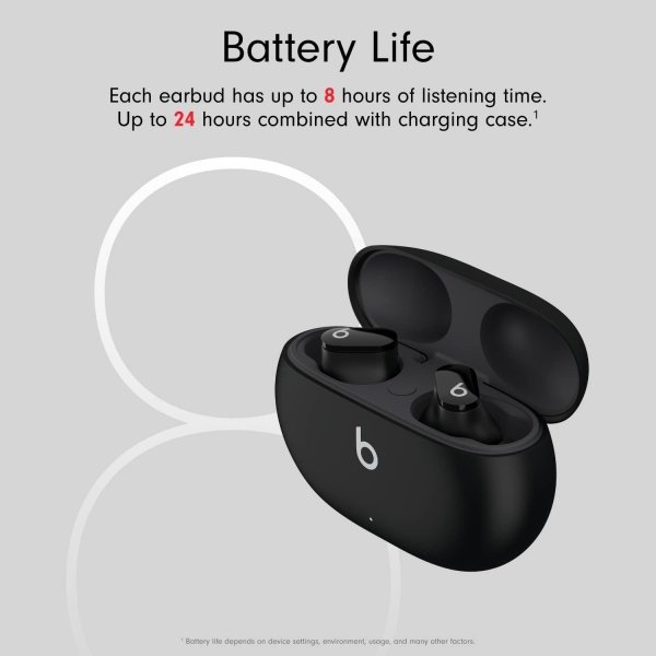 New Beats Studio Buds. Auriculares inalámbricos con cancelación de ruido. Compatible con Apple y Android, micrófono - Image 15