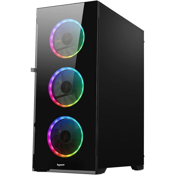 Bgears b-Voguish Gaming PC Case con paneles de vidrio templado, USB3.0, compatible con E-ATX, ATX, mATX, ITX. (Los ventiladores - Image 25