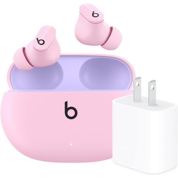 New Beats Studio Buds. Auriculares inalámbricos con cancelación de ruido. Compatible con Apple y Android, micrófono