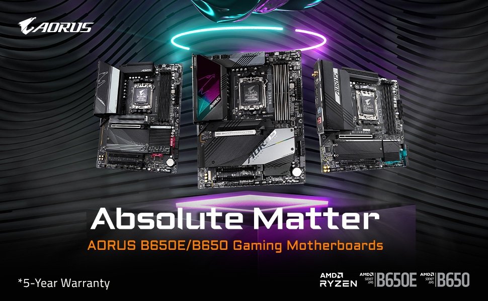 AORUS B650 Gaming Motherboards