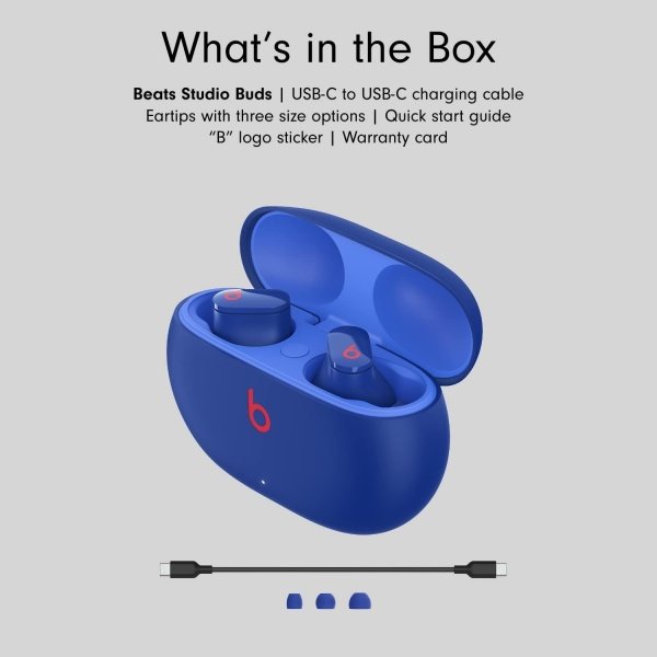 New Beats Studio Buds. Auriculares inalámbricos con cancelación de ruido. Compatible con Apple y Android, micrófono - Image 85