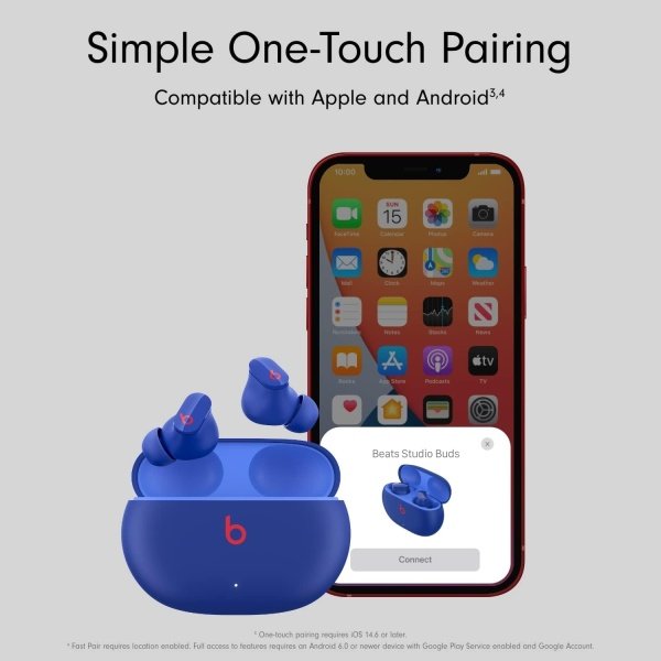 New Beats Studio Buds. Auriculares inalámbricos con cancelación de ruido. Compatible con Apple y Android, micrófono - Image 83