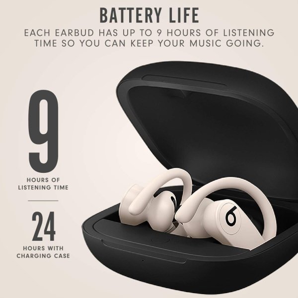 Beats Auriculares inalámbricos Powerbeats Pro - Chip de auriculares Apple H1, Bluetooth de clase 1, 9 horas de tiempo de - Image 7