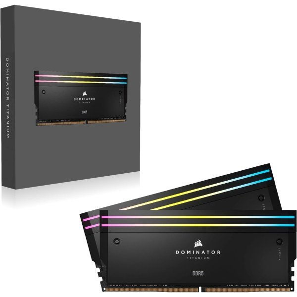 CORSAIR Dominator Titanium RGB DDR5 RAM 64 GB (2 x 32 GB) DDR5 6000 MHz CL30 Intel XMP iCUE Memoria de computadora compatible - - Image 18