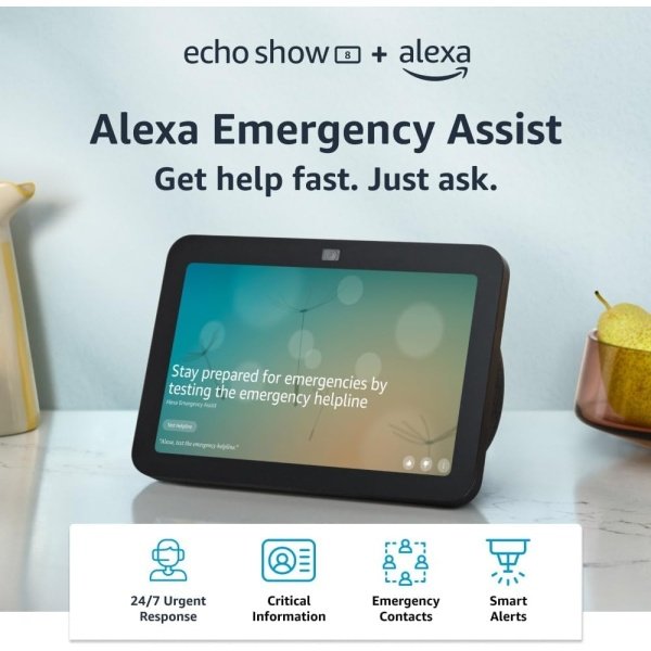 Nuevo Echo Show 8 (3.ª generación, modelo de 2023) | Con audio espacial, hub de Smart Home y Alexa | Blanco glaciar - Image 28