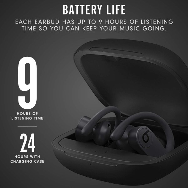 Beats Auriculares inalámbricos Powerbeats Pro - Chip de auriculares Apple H1, Bluetooth de clase 1, 9 horas de tiempo de - Image 26