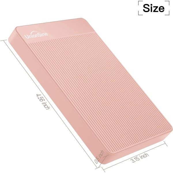 UnionSine Disco duro externo portátil ultradelgado de 500 GB 2.5 "HDD-USB 3.0 para PC, Mac, portátil, PS4, Xbox One, Xbox - Image 3