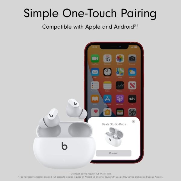 New Beats Studio Buds. Auriculares inalámbricos con cancelación de ruido. Compatible con Apple y Android, micrófono - Image 7