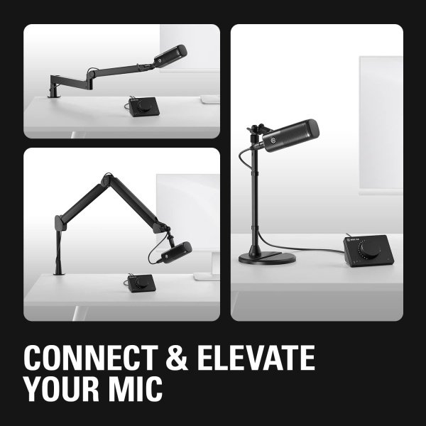 Elgato Wave DX - Micrófono dinámico XLR, patrón cardioide, rechazo de ruido, voz optimizada para podcasting, transmisión, - Imagen 15