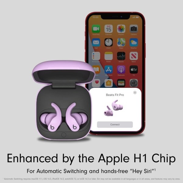 Beats Fit Pro - Auriculares inalámbricos con cancelación de ruido, chip H1 de audífonos de Apple, compatibles con Apple y - Image 82
