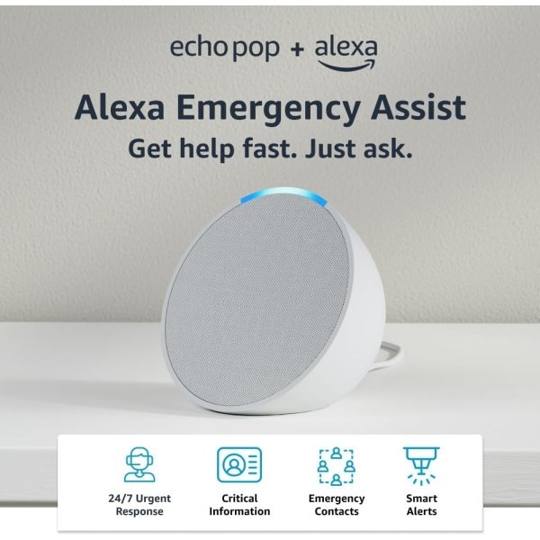 Echo Pop | Parlante inteligente y compacto con sonido definido y Alexa | Carbón - Imagen 10