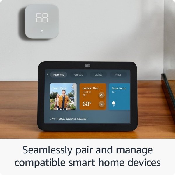 Nuevo Echo Show 8 (3.ª generación, modelo de 2023) | Con audio espacial, hub de Smart Home y Alexa | Blanco glaciar - Image 16