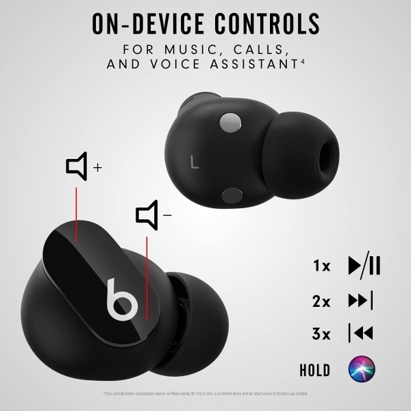 New Beats Studio Buds. Auriculares inalámbricos con cancelación de ruido. Compatible con Apple y Android, micrófono - Image 50