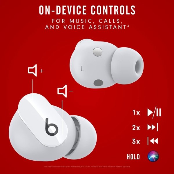 New Beats Studio Buds. Auriculares inalámbricos con cancelación de ruido. Compatible con Apple y Android, micrófono - Image 70