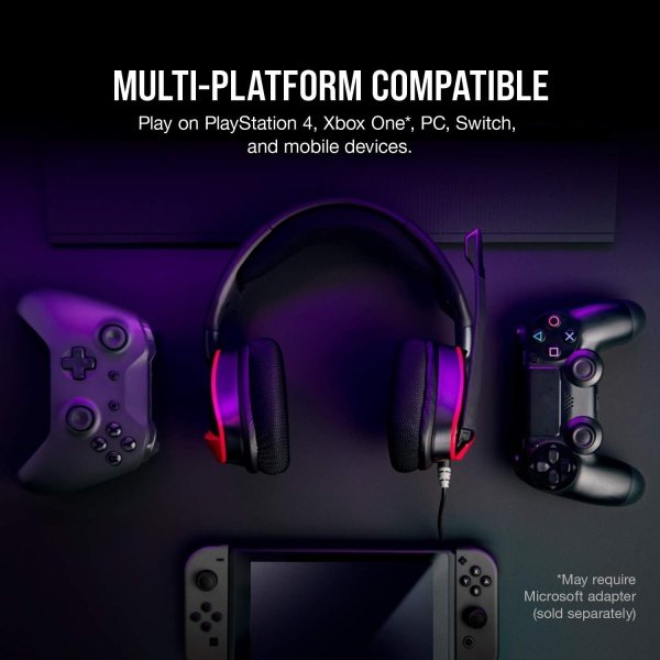 Corsair VOID RGB ELITE Wireless - Auriculares para juegos, sonido envolvente 7.1, certificado Discord, iCUE compatible con PC, - Image 6