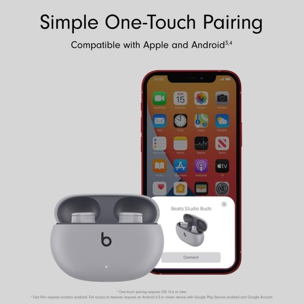 New Beats Studio Buds. Auriculares inalámbricos con cancelación de ruido. Compatible con Apple y Android, micrófono - Image 78