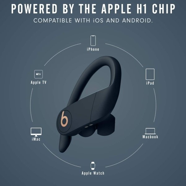 Beats Auriculares inalámbricos Powerbeats Pro - Chip de auriculares Apple H1, Bluetooth de clase 1, 9 horas de tiempo de - Image 33