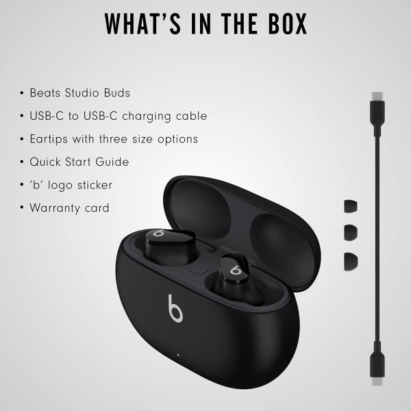New Beats Studio Buds. Auriculares inalámbricos con cancelación de ruido. Compatible con Apple y Android, micrófono - Image 52