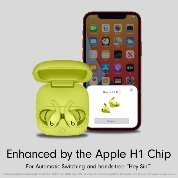 Beats Fit Pro - Auriculares inalámbricos con cancelación de ruido, chip H1 de audífonos de Apple, compatibles con Apple y - Image 95