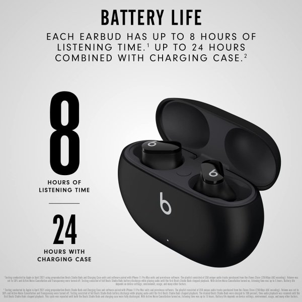 New Beats Studio Buds. Auriculares inalámbricos con cancelación de ruido. Compatible con Apple y Android, micrófono - Image 51