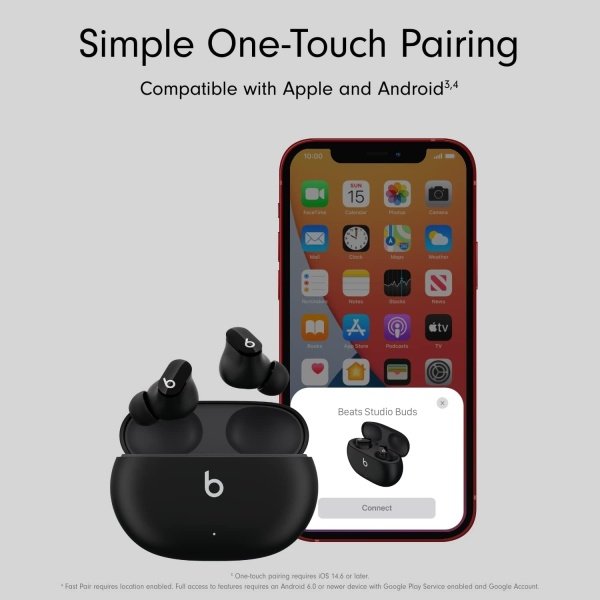 New Beats Studio Buds. Auriculares inalámbricos con cancelación de ruido. Compatible con Apple y Android, micrófono - Image 16