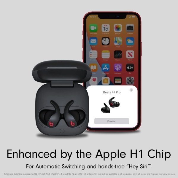 Beats Fit Pro - Auriculares inalámbricos con cancelación de ruido, chip H1 de audífonos de Apple, compatibles con Apple y - Image 14