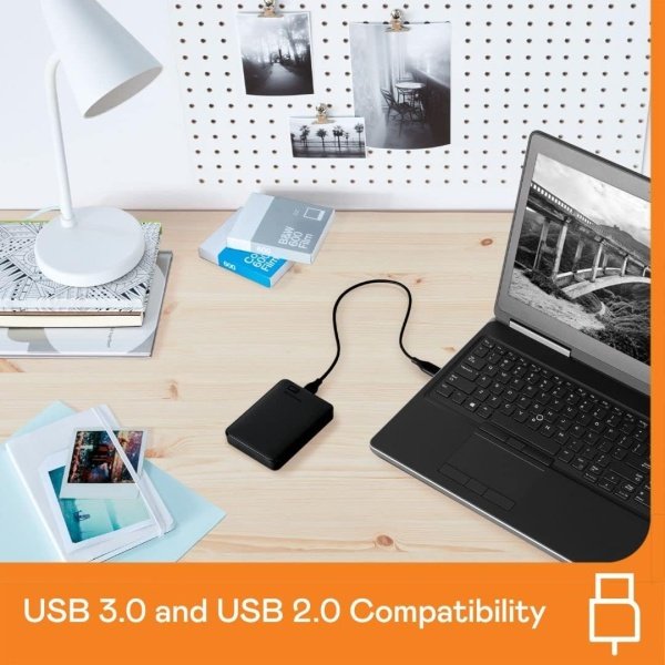 WD Disco duro portátil de 5 TB Elements, disco duro externo, USB 3.0 para PC y Mac, listo para conectar y usar - - Image 10