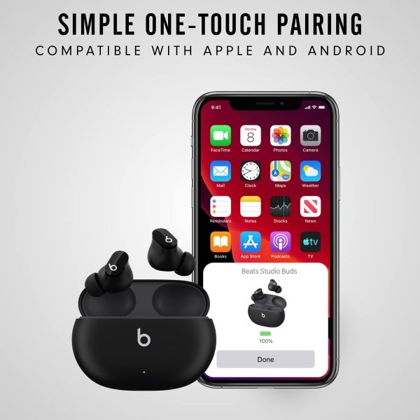 New Beats Studio Buds. Auriculares inalámbricos con cancelación de ruido. Compatible con Apple y Android, micrófono - Image 55