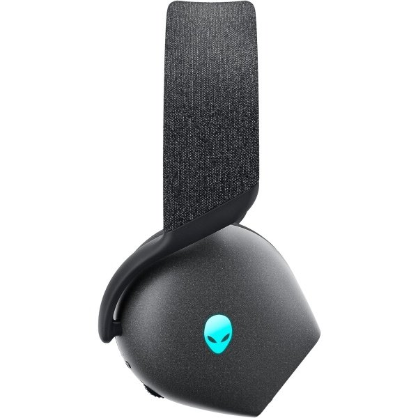 Alienware AW720H Dual-Mode Wireless Gaming Headset - Dolby Atmos Spatial Sound, Wireless 2.4 GHz, 3.5mm Connector Cable, in-line Controls, Integrated Microphone, Unidirectional - Lunar Light - Image 7