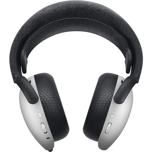 Alienware AW720H Dual-Mode Wireless Gaming Headset - Dolby Atmos Spatial Sound, Wireless 2.4 GHz, 3.5mm Connector Cable, in-line Controls, Integrated Microphone, Unidirectional - Lunar Light - Image 13