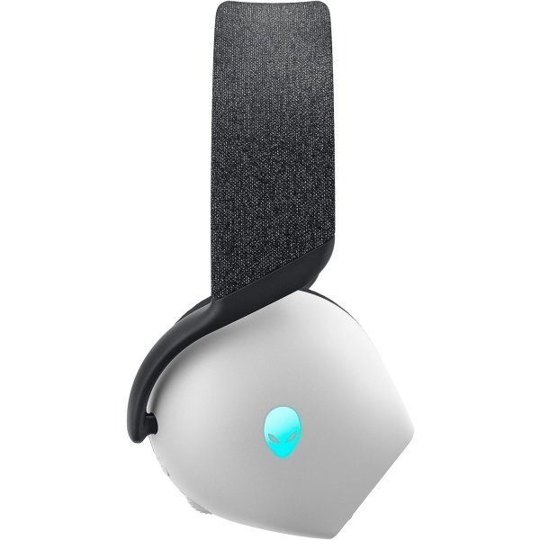 Alienware AW720H Dual-Mode Wireless Gaming Headset - Dolby Atmos Spatial Sound, Wireless 2.4 GHz, 3.5mm Connector Cable, in-line Controls, Integrated Microphone, Unidirectional - Lunar Light - Image 15