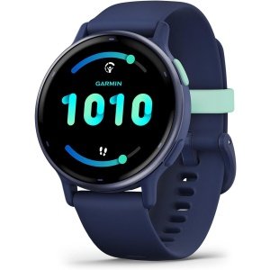 Garmin vívoactive 5, reloj inteligente GPS de salud y fitness, pantalla AMOLED, hasta 11 días de batería, color negro