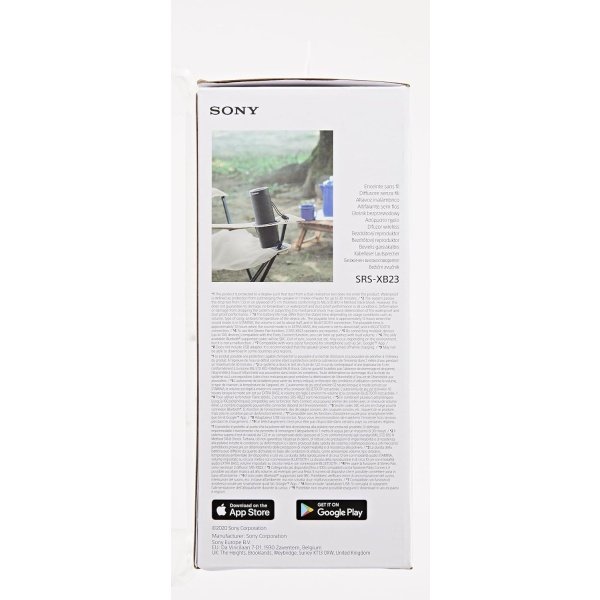 Sony SRS-XB23 - Altavoz Bluetooth inalámbrico súper portátil, potente y duradero, impermeable, con graves adicionales - Negro - Image 17