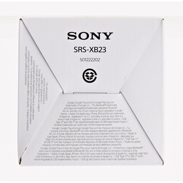 Sony SRS-XB23 - Altavoz Bluetooth inalámbrico súper portátil, potente y duradero, impermeable, con graves adicionales - Negro - Image 20