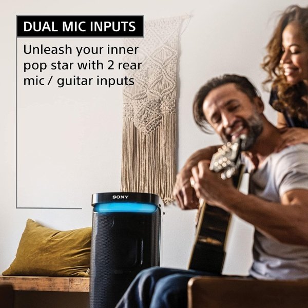 Sony SRS-XP700 X-Series Altavoz inalámbrico portátil Bluetooth para fiesta de karaoke IPX4 resistente a salpicaduras con batería de 25 horas, negro - Image 29