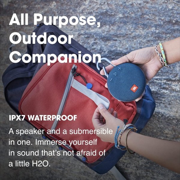 JBL Clip 3, River Teal - Altavoz Bluetooth impermeable, duradero y portátil, hasta 10 horas de reproducción, incluye altavoz con cancelación de ruido y transmisión inalámbrica - Image 17