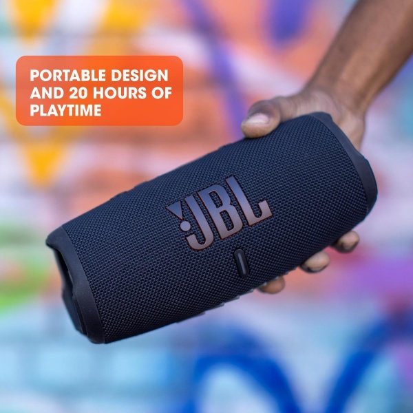 JBL CHARGE 5 - Altavoz Bluetooth portátil con IP67 impermeable y carga USB, color negro - Image 19