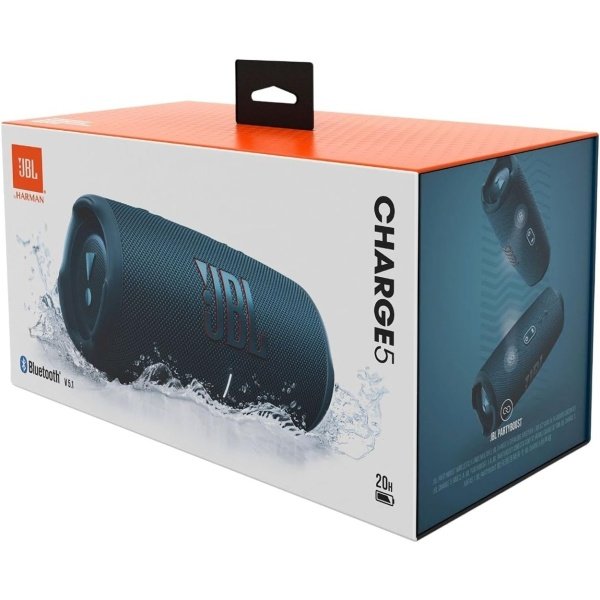 JBL CHARGE 5 - Altavoz Bluetooth portátil con IP67 impermeable y carga USB, color negro - Image 38