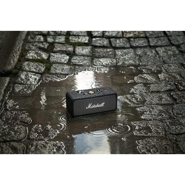 Marshall Emberton II - Altavoz Bluetooth portátil - Negro y latón - Imagen 3