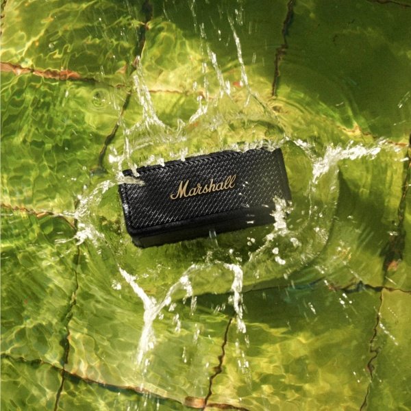 Marshall Emberton II - Altavoz Bluetooth portátil - Negro y latón - Imagen 13